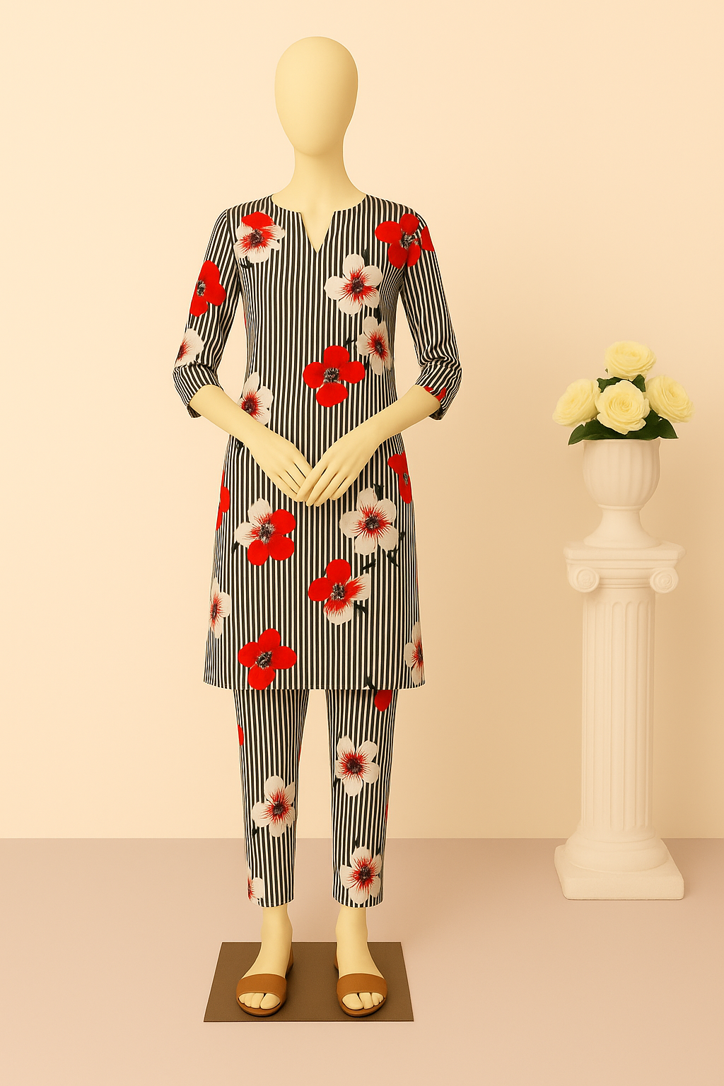Polo Cotton stitched 2 PCS suits