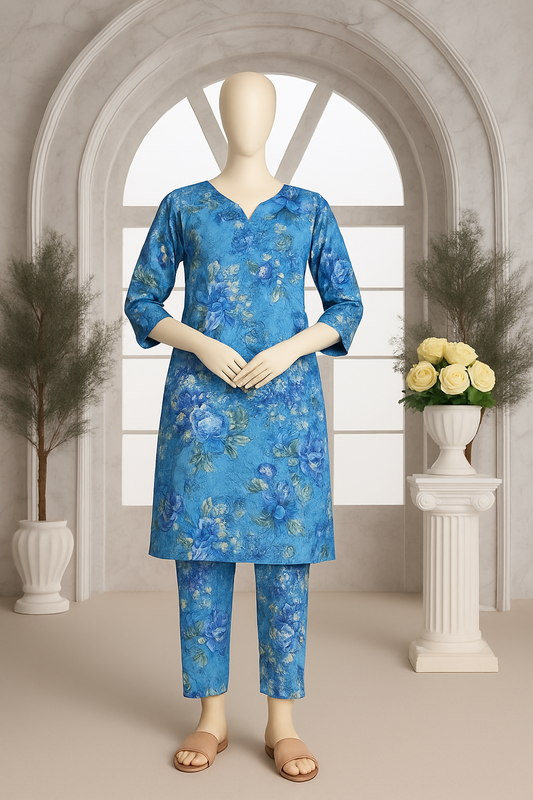 Lawn stitched 2 PCS suit